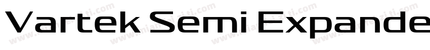 Vartek Semi Expanded Medium字体转换